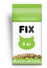 FIX Биоразлагаемый травяной наполнитель для туалетов (для котов)