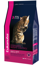 Eukanuba для стерилизованных и кошек с избыточным весом